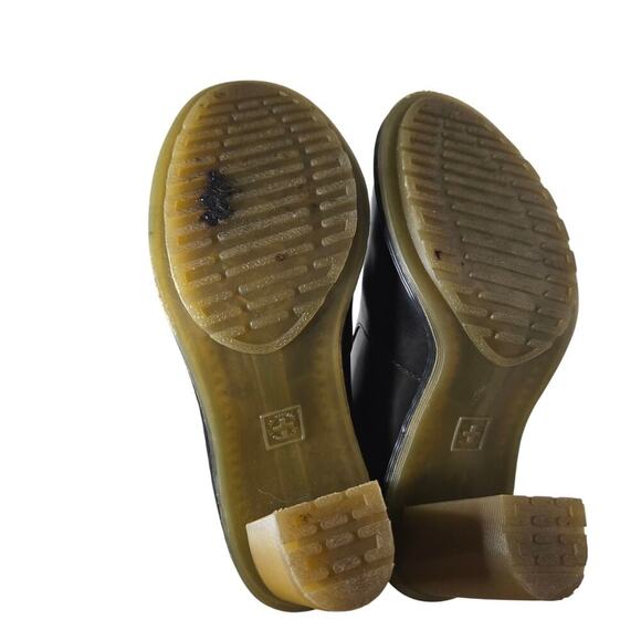 Dr. Martens Eloise Chelsea Boot heel bootie black leather sz 7 - Picture 5 of 6